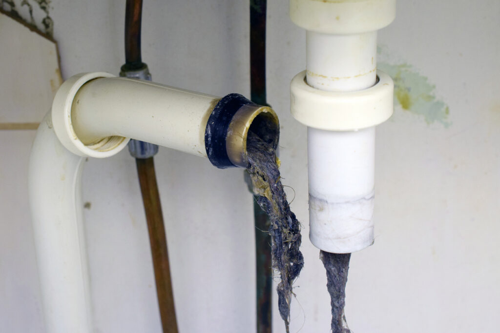 Clogged Sink Pipe